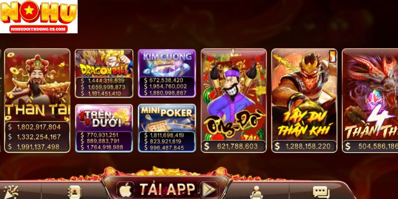 Game slot ấn tượng với các trò chơi hấp dẫn